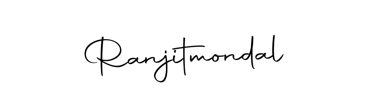 Design your own signature with our free online signature maker. With this signature software, you can create a handwritten (Autography-DOLnW) signature for name Ranjitmondal. Ranjitmondal signature style 10 images and pictures png