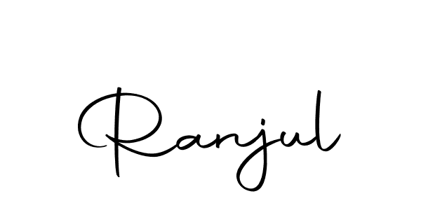 Similarly Autography-DOLnW is the best handwritten signature design. Signature creator online .You can use it as an online autograph creator for name Ranjul. Ranjul signature style 10 images and pictures png