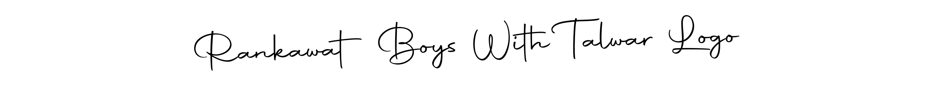 Similarly Autography-DOLnW is the best handwritten signature design. Signature creator online .You can use it as an online autograph creator for name Rankawat Boys With Talwar Logo. Rankawat Boys With Talwar Logo signature style 10 images and pictures png