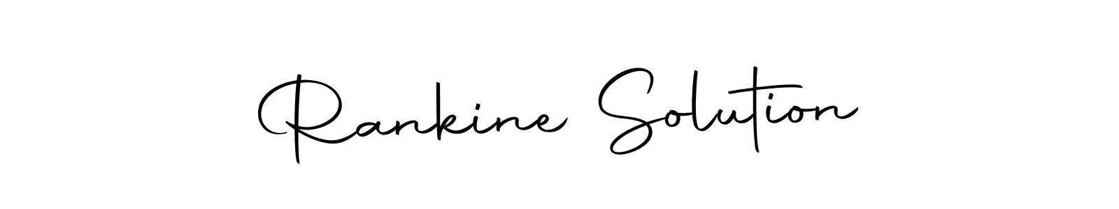 You should practise on your own different ways (Autography-DOLnW) to write your name (Rankine Solution) in signature. don't let someone else do it for you. Rankine Solution signature style 10 images and pictures png