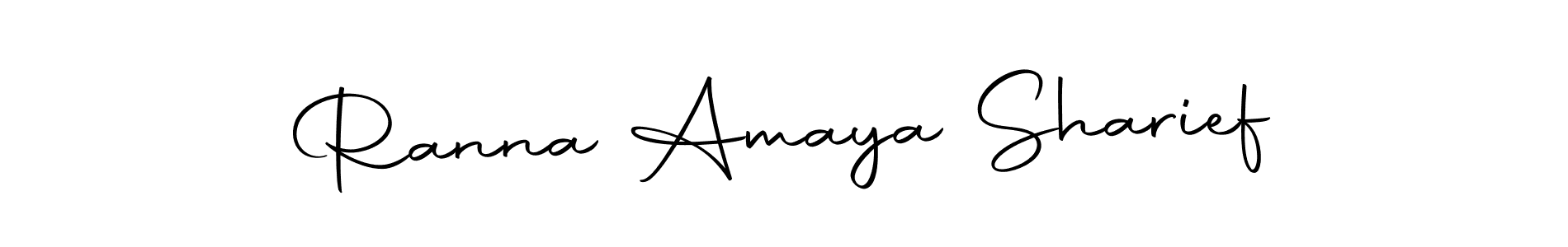 Also we have Ranna Amaya Sharief name is the best signature style. Create professional handwritten signature collection using Autography-DOLnW autograph style. Ranna Amaya Sharief signature style 10 images and pictures png