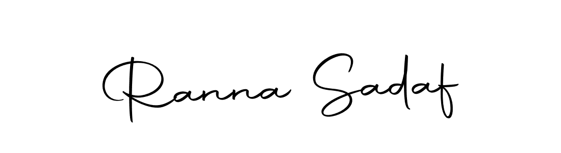 Also we have Ranna Sadaf name is the best signature style. Create professional handwritten signature collection using Autography-DOLnW autograph style. Ranna Sadaf signature style 10 images and pictures png