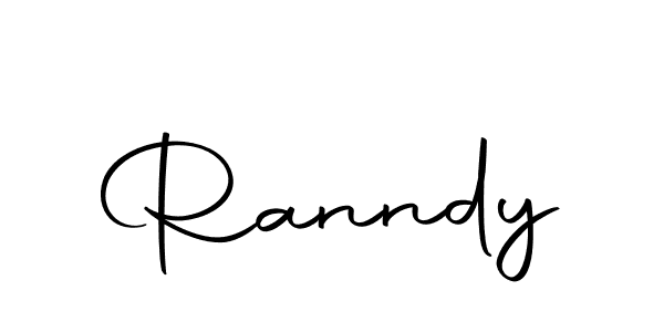 Create a beautiful signature design for name Ranndy. With this signature (Autography-DOLnW) fonts, you can make a handwritten signature for free. Ranndy signature style 10 images and pictures png