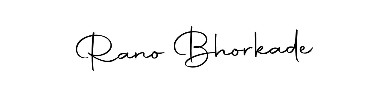 Design your own signature with our free online signature maker. With this signature software, you can create a handwritten (Autography-DOLnW) signature for name Rano Bhorkade. Rano Bhorkade signature style 10 images and pictures png