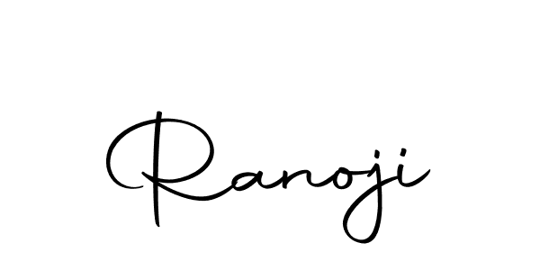Use a signature maker to create a handwritten signature online. With this signature software, you can design (Autography-DOLnW) your own signature for name Ranoji. Ranoji signature style 10 images and pictures png