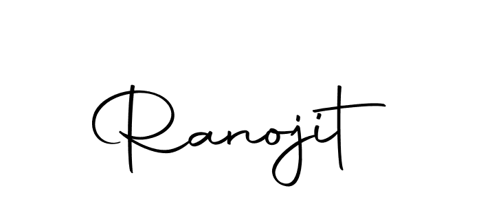 Design your own signature with our free online signature maker. With this signature software, you can create a handwritten (Autography-DOLnW) signature for name Ranojit. Ranojit signature style 10 images and pictures png