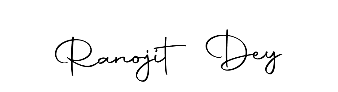 How to make Ranojit Dey name signature. Use Autography-DOLnW style for creating short signs online. This is the latest handwritten sign. Ranojit Dey signature style 10 images and pictures png