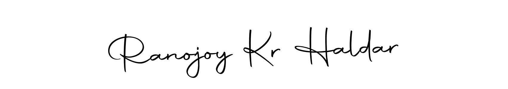 Use a signature maker to create a handwritten signature online. With this signature software, you can design (Autography-DOLnW) your own signature for name Ranojoy Kr Haldar. Ranojoy Kr Haldar signature style 10 images and pictures png