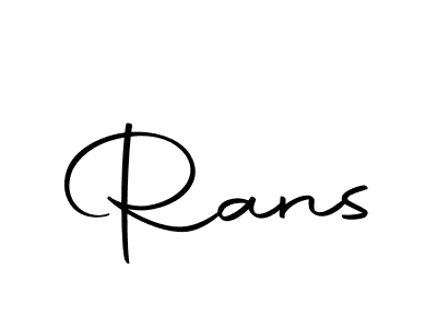 Use a signature maker to create a handwritten signature online. With this signature software, you can design (Autography-DOLnW) your own signature for name Rans. Rans signature style 10 images and pictures png