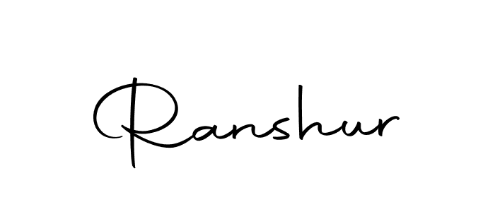 Use a signature maker to create a handwritten signature online. With this signature software, you can design (Autography-DOLnW) your own signature for name Ranshur. Ranshur signature style 10 images and pictures png