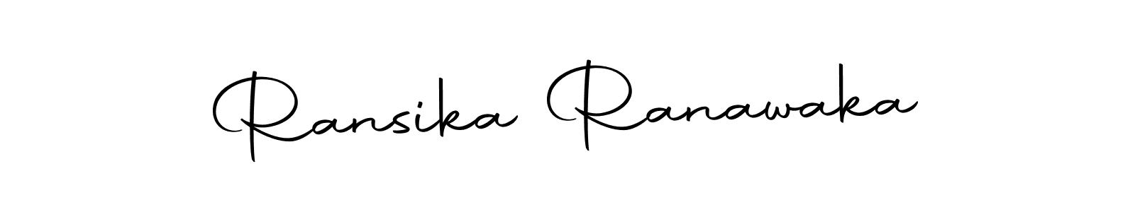 Make a beautiful signature design for name Ransika Ranawaka. Use this online signature maker to create a handwritten signature for free. Ransika Ranawaka signature style 10 images and pictures png