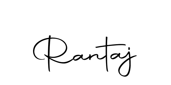 How to make Rantaj name signature. Use Autography-DOLnW style for creating short signs online. This is the latest handwritten sign. Rantaj signature style 10 images and pictures png