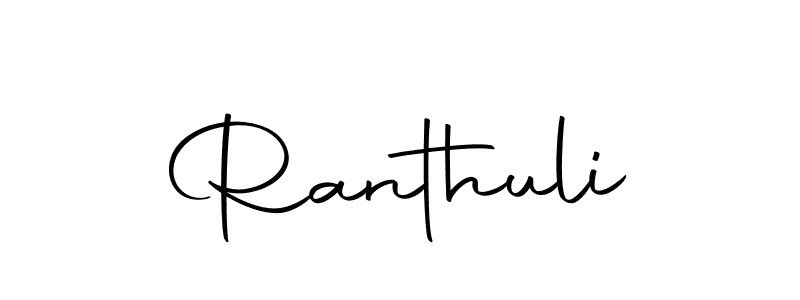 Create a beautiful signature design for name Ranthuli. With this signature (Autography-DOLnW) fonts, you can make a handwritten signature for free. Ranthuli signature style 10 images and pictures png