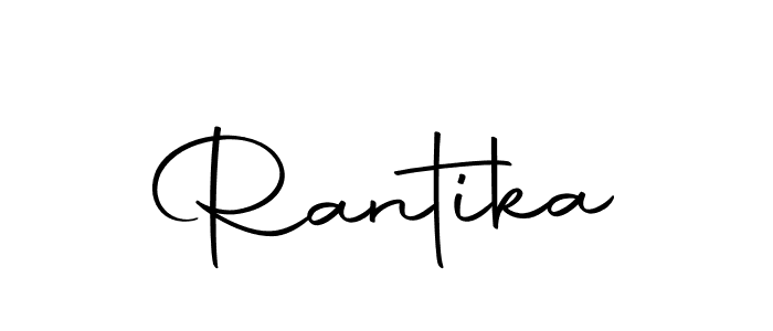 Create a beautiful signature design for name Rantika. With this signature (Autography-DOLnW) fonts, you can make a handwritten signature for free. Rantika signature style 10 images and pictures png