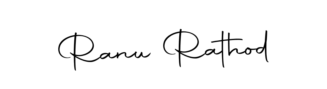 Ranu Rathod stylish signature style. Best Handwritten Sign (Autography-DOLnW) for my name. Handwritten Signature Collection Ideas for my name Ranu Rathod. Ranu Rathod signature style 10 images and pictures png