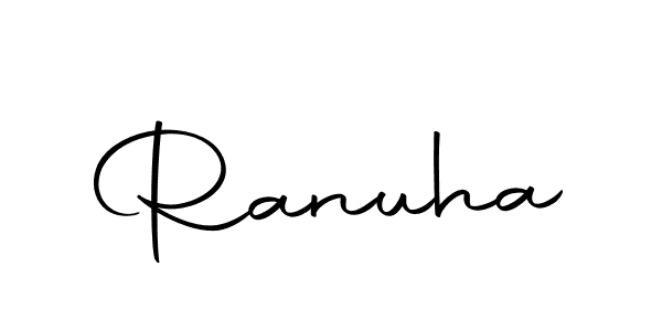 Similarly Autography-DOLnW is the best handwritten signature design. Signature creator online .You can use it as an online autograph creator for name Ranuha. Ranuha signature style 10 images and pictures png