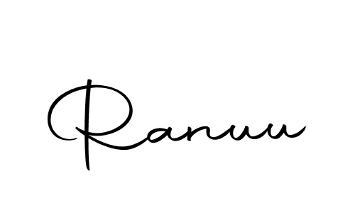 You should practise on your own different ways (Autography-DOLnW) to write your name (Ranuu) in signature. don't let someone else do it for you. Ranuu signature style 10 images and pictures png