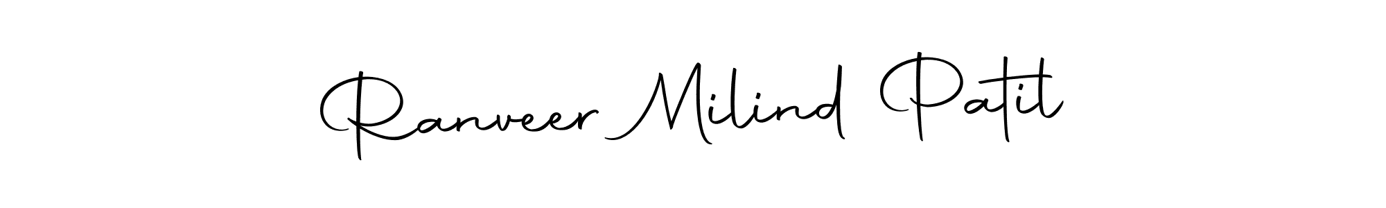 The best way (Autography-DOLnW) to make a short signature is to pick only two or three words in your name. The name Ranveer Milind Patil include a total of six letters. For converting this name. Ranveer Milind Patil signature style 10 images and pictures png