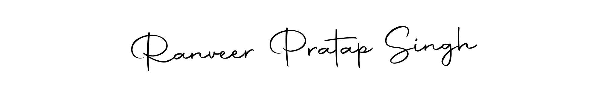 How to make Ranveer Pratap Singh name signature. Use Autography-DOLnW style for creating short signs online. This is the latest handwritten sign. Ranveer Pratap Singh signature style 10 images and pictures png