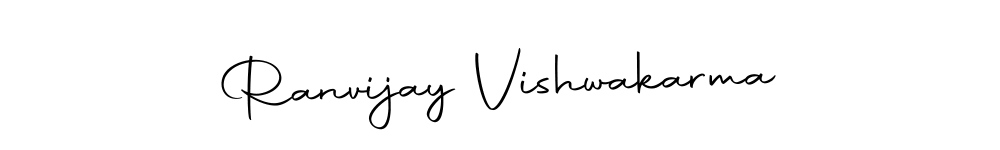 You should practise on your own different ways (Autography-DOLnW) to write your name (Ranvijay Vishwakarma) in signature. don't let someone else do it for you. Ranvijay Vishwakarma signature style 10 images and pictures png