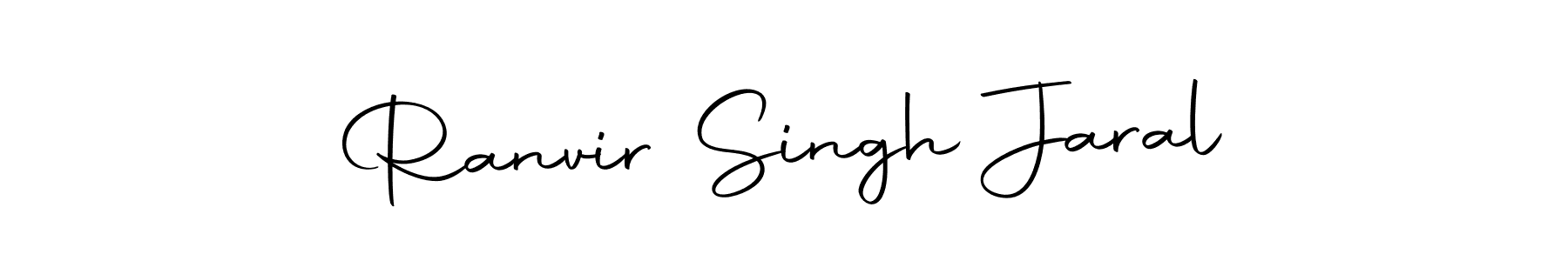 Make a short Ranvir Singh Jaral signature style. Manage your documents anywhere anytime using Autography-DOLnW. Create and add eSignatures, submit forms, share and send files easily. Ranvir Singh Jaral signature style 10 images and pictures png
