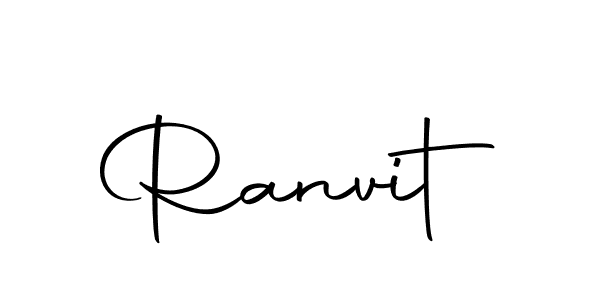 Use a signature maker to create a handwritten signature online. With this signature software, you can design (Autography-DOLnW) your own signature for name Ranvit. Ranvit signature style 10 images and pictures png