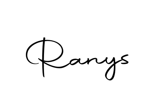 You should practise on your own different ways (Autography-DOLnW) to write your name (Ranys) in signature. don't let someone else do it for you. Ranys signature style 10 images and pictures png