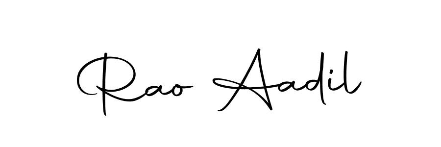 Rao Aadil stylish signature style. Best Handwritten Sign (Autography-DOLnW) for my name. Handwritten Signature Collection Ideas for my name Rao Aadil. Rao Aadil signature style 10 images and pictures png