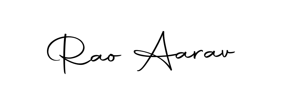 You should practise on your own different ways (Autography-DOLnW) to write your name (Rao Aarav) in signature. don't let someone else do it for you. Rao Aarav signature style 10 images and pictures png
