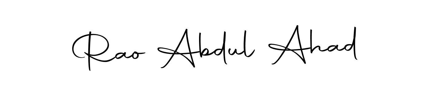 Autography-DOLnW is a professional signature style that is perfect for those who want to add a touch of class to their signature. It is also a great choice for those who want to make their signature more unique. Get Rao Abdul Ahad name to fancy signature for free. Rao Abdul Ahad signature style 10 images and pictures png