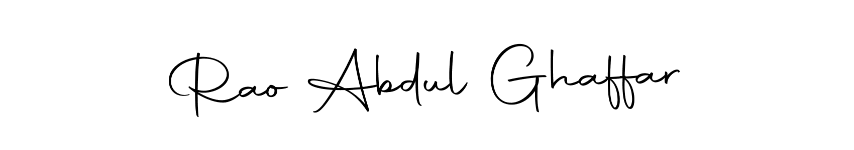 The best way (Autography-DOLnW) to make a short signature is to pick only two or three words in your name. The name Rao Abdul Ghaffar include a total of six letters. For converting this name. Rao Abdul Ghaffar signature style 10 images and pictures png