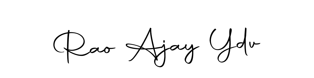 Autography-DOLnW is a professional signature style that is perfect for those who want to add a touch of class to their signature. It is also a great choice for those who want to make their signature more unique. Get Rao Ajay Ydv name to fancy signature for free. Rao Ajay Ydv signature style 10 images and pictures png