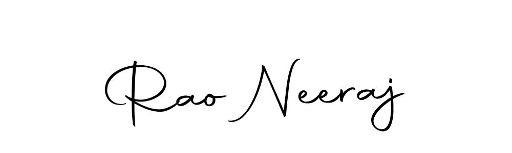 Design your own signature with our free online signature maker. With this signature software, you can create a handwritten (Autography-DOLnW) signature for name Rao Neeraj. Rao Neeraj signature style 10 images and pictures png