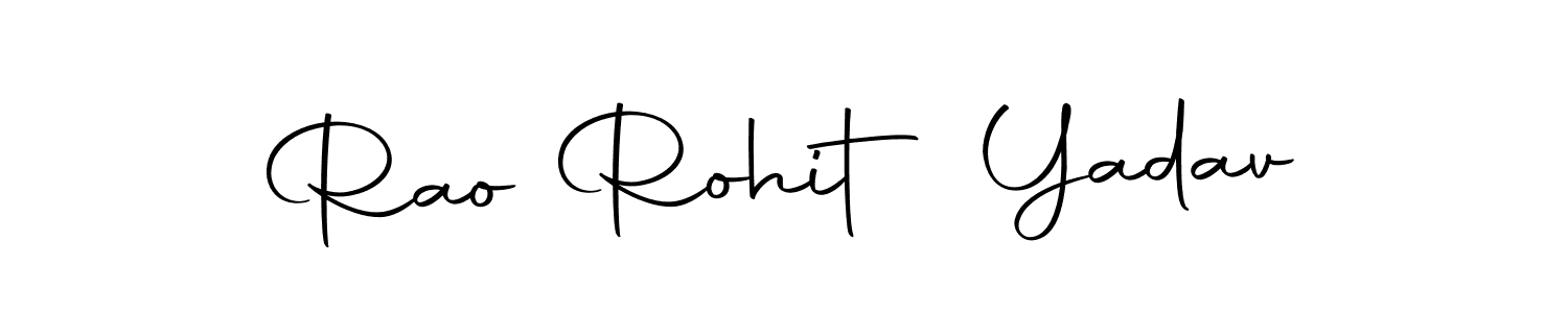 You can use this online signature creator to create a handwritten signature for the name Rao Rohit Yadav. This is the best online autograph maker. Rao Rohit Yadav signature style 10 images and pictures png