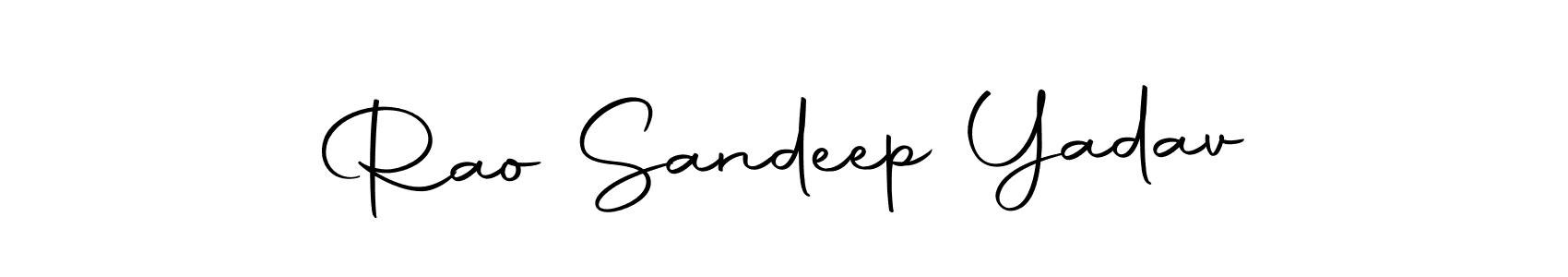 The best way (Autography-DOLnW) to make a short signature is to pick only two or three words in your name. The name Rao Sandeep Yadav include a total of six letters. For converting this name. Rao Sandeep Yadav signature style 10 images and pictures png