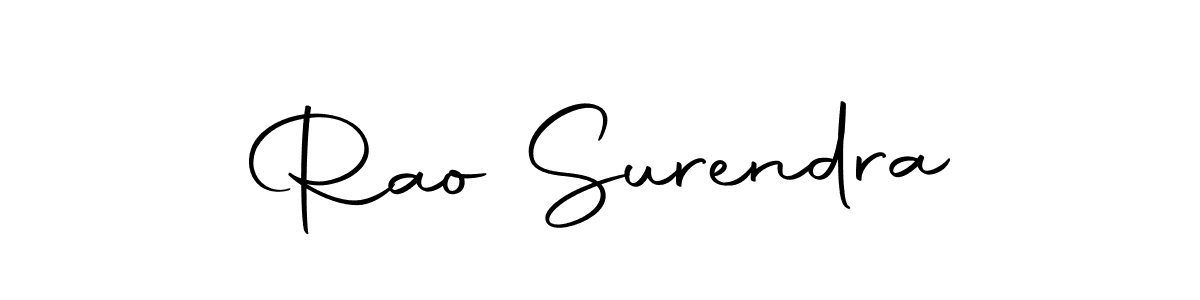 Rao Surendra stylish signature style. Best Handwritten Sign (Autography-DOLnW) for my name. Handwritten Signature Collection Ideas for my name Rao Surendra. Rao Surendra signature style 10 images and pictures png