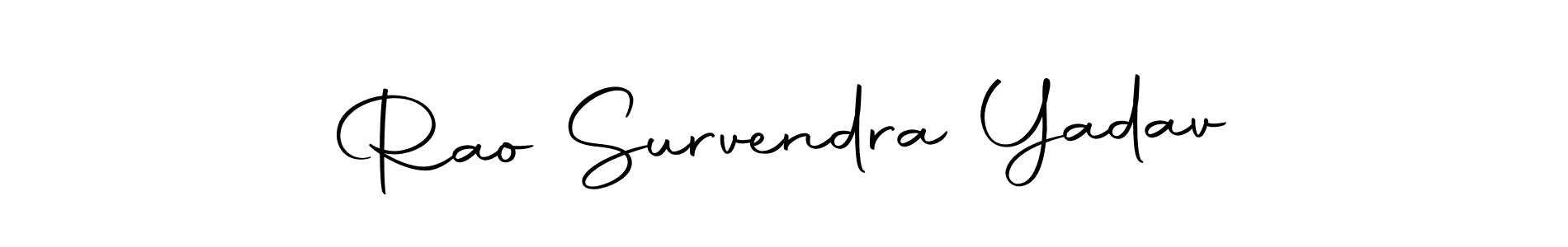 Also we have Rao Survendra Yadav name is the best signature style. Create professional handwritten signature collection using Autography-DOLnW autograph style. Rao Survendra Yadav signature style 10 images and pictures png