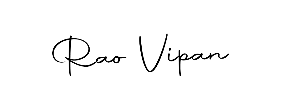 Make a beautiful signature design for name Rao Vipan. With this signature (Autography-DOLnW) style, you can create a handwritten signature for free. Rao Vipan signature style 10 images and pictures png