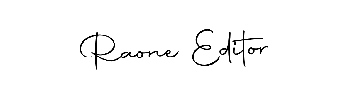 You can use this online signature creator to create a handwritten signature for the name Raone Editor. This is the best online autograph maker. Raone Editor signature style 10 images and pictures png