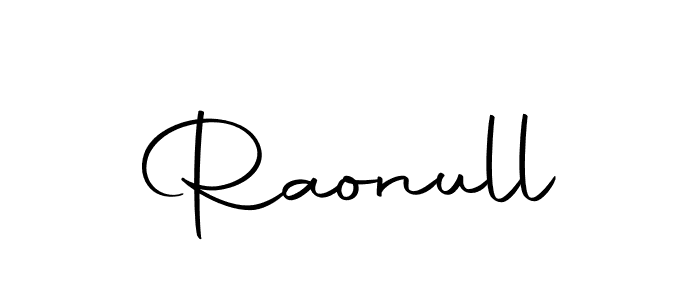 Make a beautiful signature design for name Raonull. With this signature (Autography-DOLnW) style, you can create a handwritten signature for free. Raonull signature style 10 images and pictures png