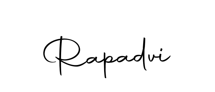 Create a beautiful signature design for name Rapadvi. With this signature (Autography-DOLnW) fonts, you can make a handwritten signature for free. Rapadvi signature style 10 images and pictures png