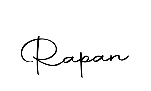 if you are searching for the best signature style for your name Rapan. so please give up your signature search. here we have designed multiple signature styles  using Autography-DOLnW. Rapan signature style 10 images and pictures png