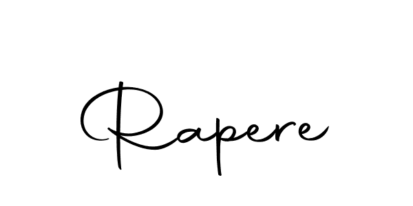 The best way (Autography-DOLnW) to make a short signature is to pick only two or three words in your name. The name Rapere include a total of six letters. For converting this name. Rapere signature style 10 images and pictures png
