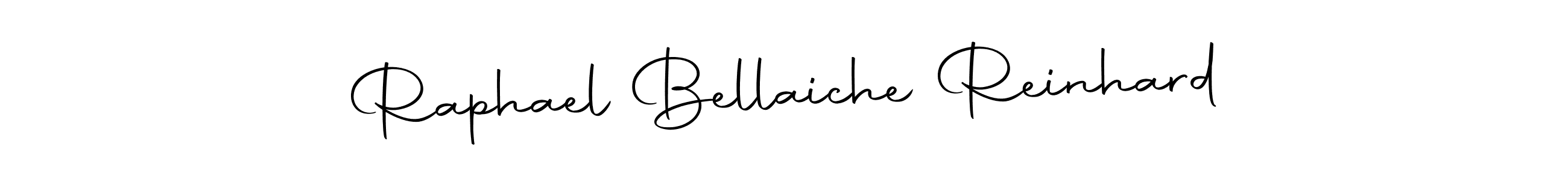 Design your own signature with our free online signature maker. With this signature software, you can create a handwritten (Autography-DOLnW) signature for name Raphael Bellaiche Reinhard. Raphael Bellaiche Reinhard signature style 10 images and pictures png