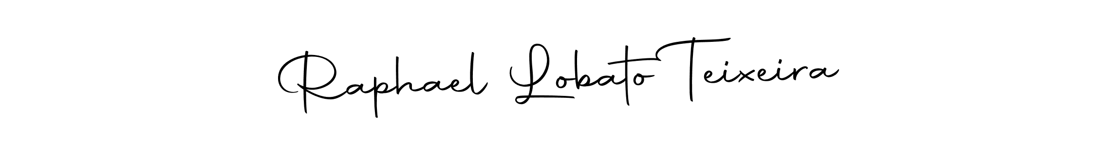 Design your own signature with our free online signature maker. With this signature software, you can create a handwritten (Autography-DOLnW) signature for name Raphael Lobato Teixeira. Raphael Lobato Teixeira signature style 10 images and pictures png