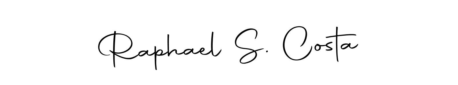 Make a beautiful signature design for name Raphael S. Costa. With this signature (Autography-DOLnW) style, you can create a handwritten signature for free. Raphael S. Costa signature style 10 images and pictures png