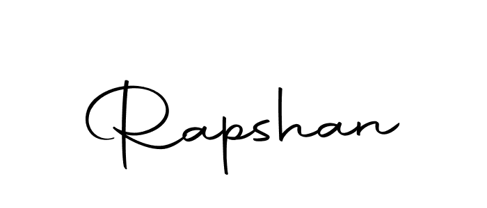Design your own signature with our free online signature maker. With this signature software, you can create a handwritten (Autography-DOLnW) signature for name Rapshan. Rapshan signature style 10 images and pictures png