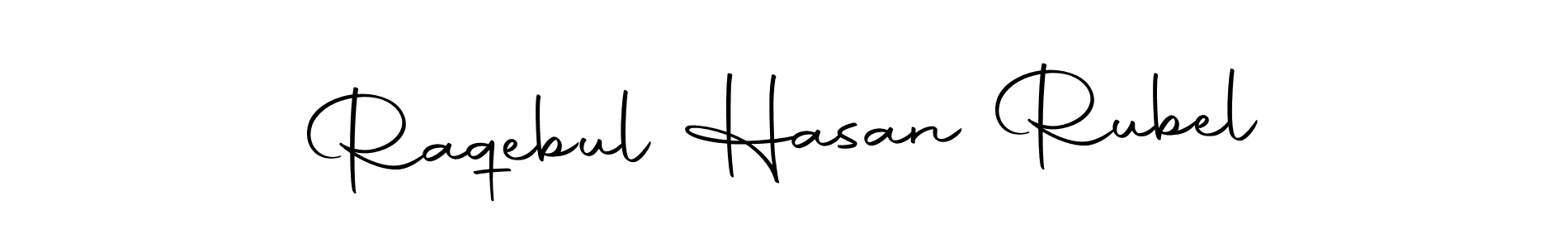 Make a beautiful signature design for name Raqebul Hasan Rubel. With this signature (Autography-DOLnW) style, you can create a handwritten signature for free. Raqebul Hasan Rubel signature style 10 images and pictures png