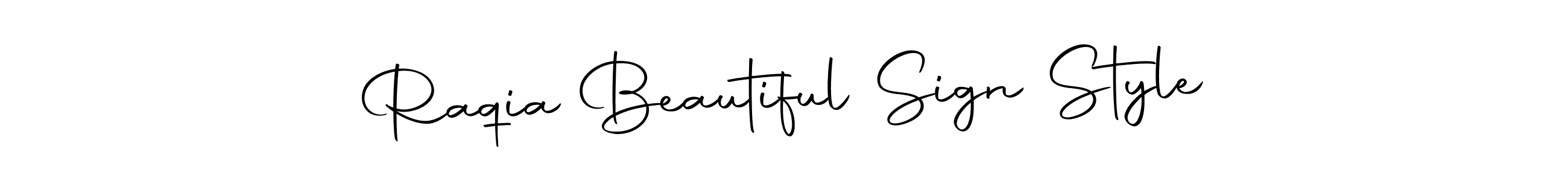 Design your own signature with our free online signature maker. With this signature software, you can create a handwritten (Autography-DOLnW) signature for name Raqia Beautiful Sign Style. Raqia Beautiful Sign Style signature style 10 images and pictures png