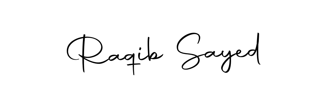 How to make Raqib Sayed name signature. Use Autography-DOLnW style for creating short signs online. This is the latest handwritten sign. Raqib Sayed signature style 10 images and pictures png